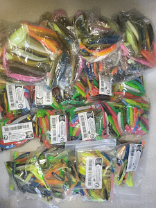 Landid. silikoonlandid 50tk. 5.5, 7,5, 9,5cm 30TK 12cM 9,2g (5 foto / 10)