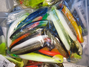 Landid. silikoonlandid 50tk. 5.5, 7,5, 9,5cm 30TK 12cM 9,2g (8 foto / 10)