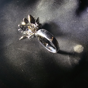 Kuld sõrmus teemandiga 585 proov (№L898) (8 foto / 10)