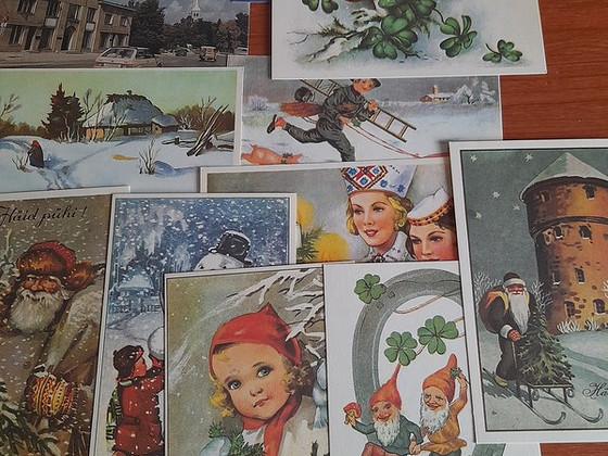 Подарочные карты на эстонскую книгу 1984-88 гг.