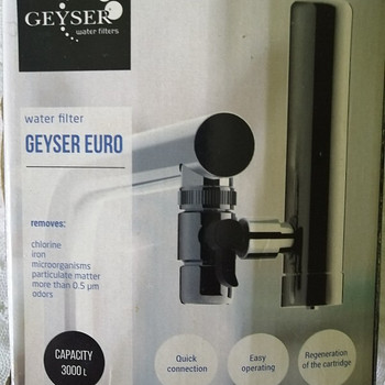 Vee filter geyzer euro hea korras pakendis.