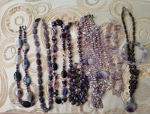 Unikaalne ametüstiehete komplekt (2 foto / 2)