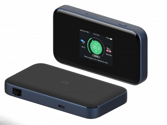 ZTE MU5001 Mobile 5G Router - WiFi 6, 4.500 mAh battery