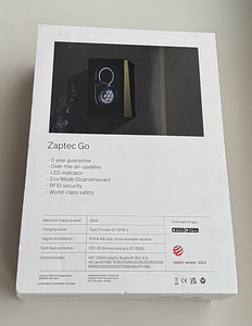 Zaptec Go (22kw) , Asphalt Black (3 фото из 4)