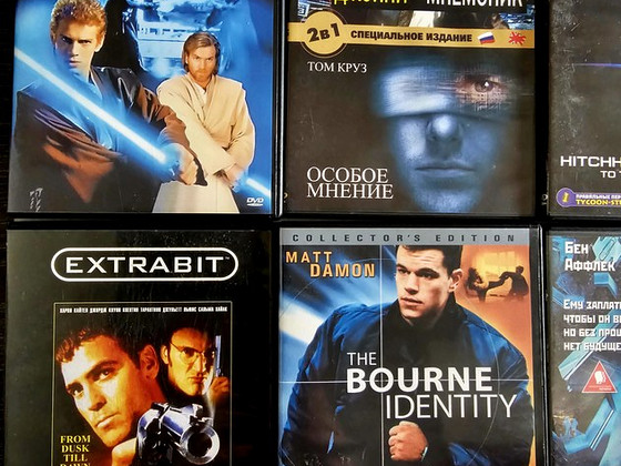 DVD диски 5 шт