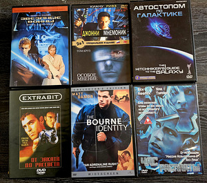 DVD диски 5 шт (5 фото из 5)