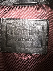 Uus naiste nahk biker-jakk RESERVED s42 (4 foto / 10)