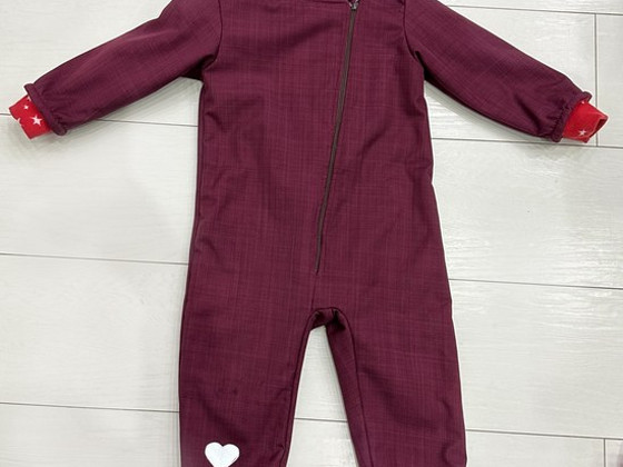 Käsitöö voodriga softshell s98/104