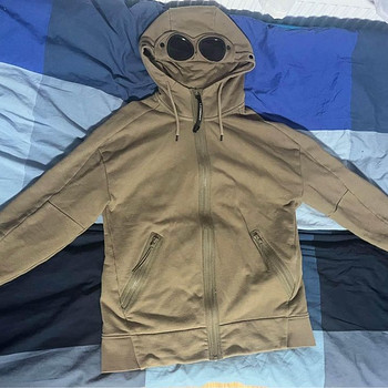 C.P. Company Diagonal Raised Fleece Goggle Hoodie
