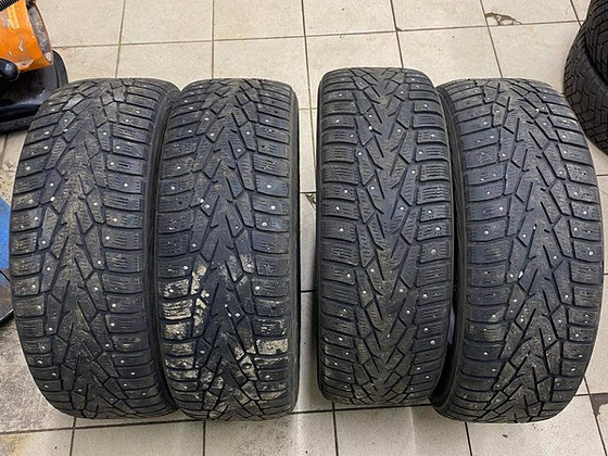 Michelin m+s 225/60r16 STUDDED (3009) 3-4мм 2шт.