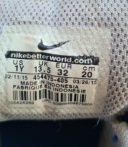 Кожаные кроссовки Nike s.32 (2 фото из 4)
