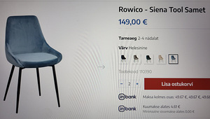 Rowico - Siena Tool Samet 6 tk (1 foto / 4)