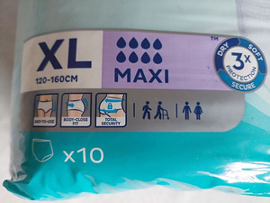 TENA ProSkin Pants püksmähked XL 0,8€/tk (1 foto / 3)