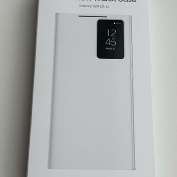 Samsung Galaxy S24 Ultra Smart View Wallet Case , White