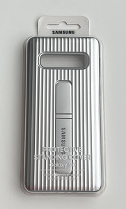 Samsung Galaxy S10 Protective Standing Cover Silver (1 foto / 2)