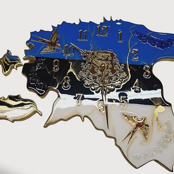 Часы из эпоксидной смолы