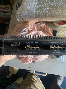 Усилитель мощности monacor hpb-406 2x100w + колонки (2 фото из 7)