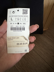 Куртка zara new M (3 фото из 3)