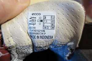 Ботинки Ecco gore-tex весна-осень р. 24 (4 фото из 6)