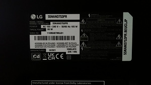 LG 55" televiisor (varuosad) (6 foto / 6)