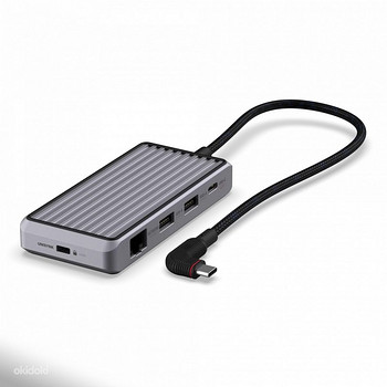 Unisynk 8 Port USB-C Hub V2 , Grey