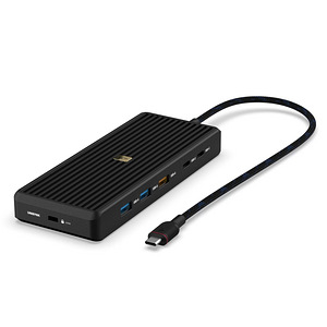 Unisynk 12 Port Dual Display USB-C Hub 8K Pro , Black (2 фото из 10)