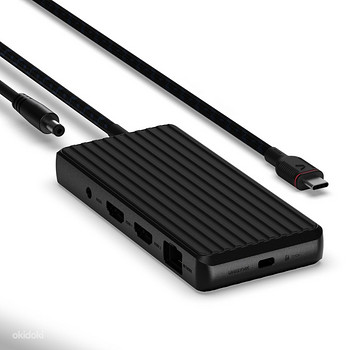 Unisynk 9 Port Dual Display USB-C Docking Station , Black