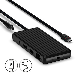Unisynk 9 Port Dual Display USB-C Docking Station , Black (2 foto / 10)
