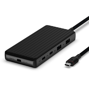 Unisynk 9 Port Dual Display USB-C Hub , Black (2 фото из 10)