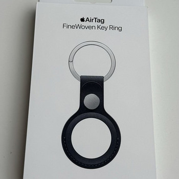 Apple AirTag FineWoven Key Ring , Black
