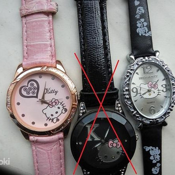 Hello Kitty käekellade valik