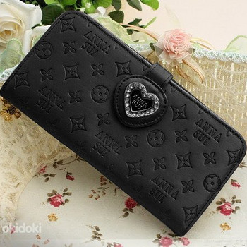 Новый красивый женский кошелёк "Anna Sui" черный