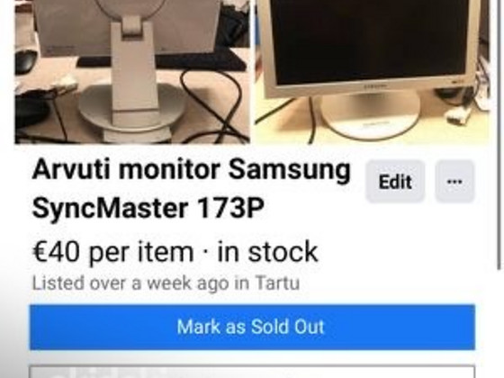 Arvuti monitor Samsung SyncMaster 173P