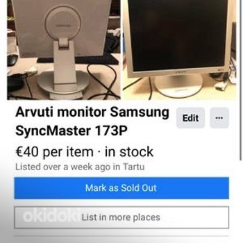 Arvuti monitor Samsung SyncMaster 173P