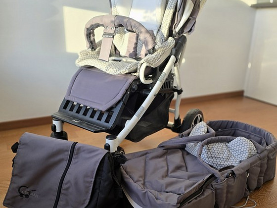 Коляска 2 в 1 Gesslein F4 Air+