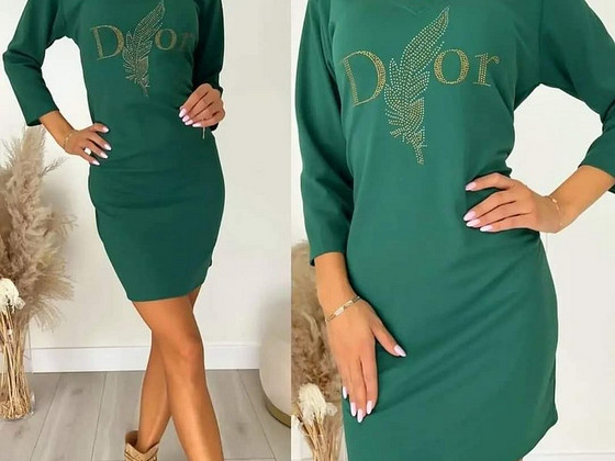 Kaunis roheline dresskleit