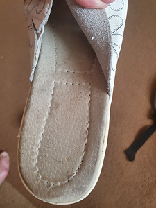 Nahast sandaalid suurus 39-40 (4 foto / 4)