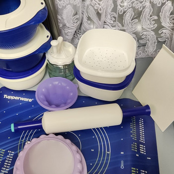 Tupperware Набор пластиковой посуды 12 предметов