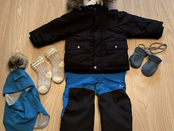 Зимняя куртка NEXT 92+ зимние брюки Helly Hansen 86+ шапка L
