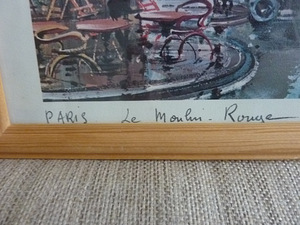 MOULIN ROUGE LITOGRAAFIA KOOS SIGNATUURIGA (2 foto / 2)