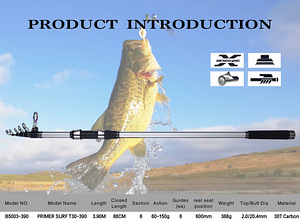 Uus BIUTIFU surf Rod (3,9 m) (2 foto / 4)