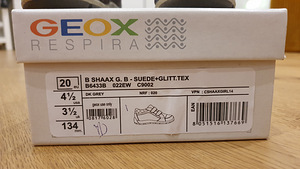 GEOX Laste vabaaja kingad - suurus 20 (4 foto / 4)