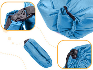 Надувной матрас - кровать Lazy Bag Sofa светло-синий 230х70 (3 фото из 4)