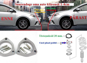 TÕSTEPUKSID auto kliirensi suurendamiseks. (8 foto / 10)
