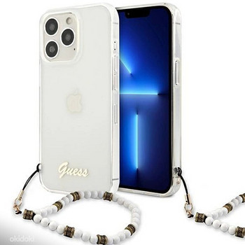Чехол Guess для iPhone 13 Pro / 13 6,1" прозрачный жесткий