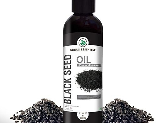 Черный тмин холодного отжима Калонджи, масло Nigella Sativa - 200 мл