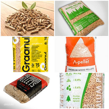 Pellet 6mm. Transport Harjumaa piires TASUTA. 65 kotti