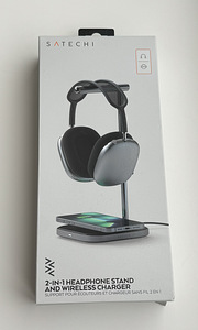 Satechi 2-in-1 Headphone Stand with Wireless Charger (1 фото из 3)