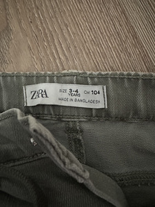 Брюки zara 104 (3 фото из 3)