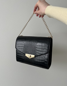 100% Leather croc detail bag (4 foto / 10)
